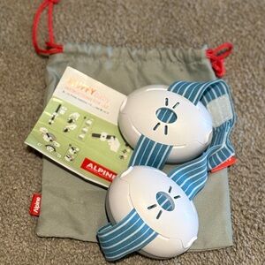 Alpine Kids Suspenders - Blue and White